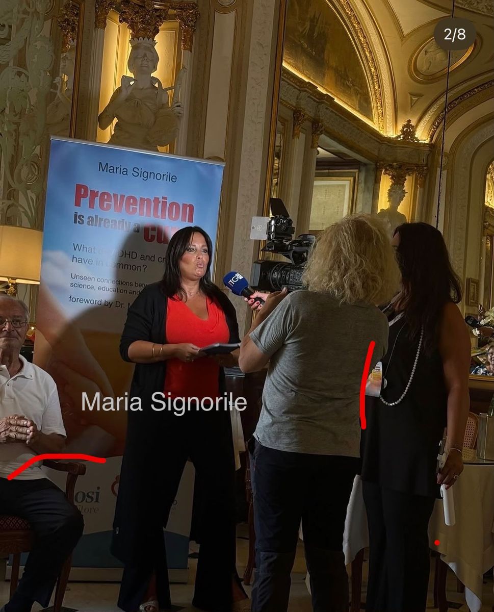 Maria Signorile interviewed at the book presentation in Naples